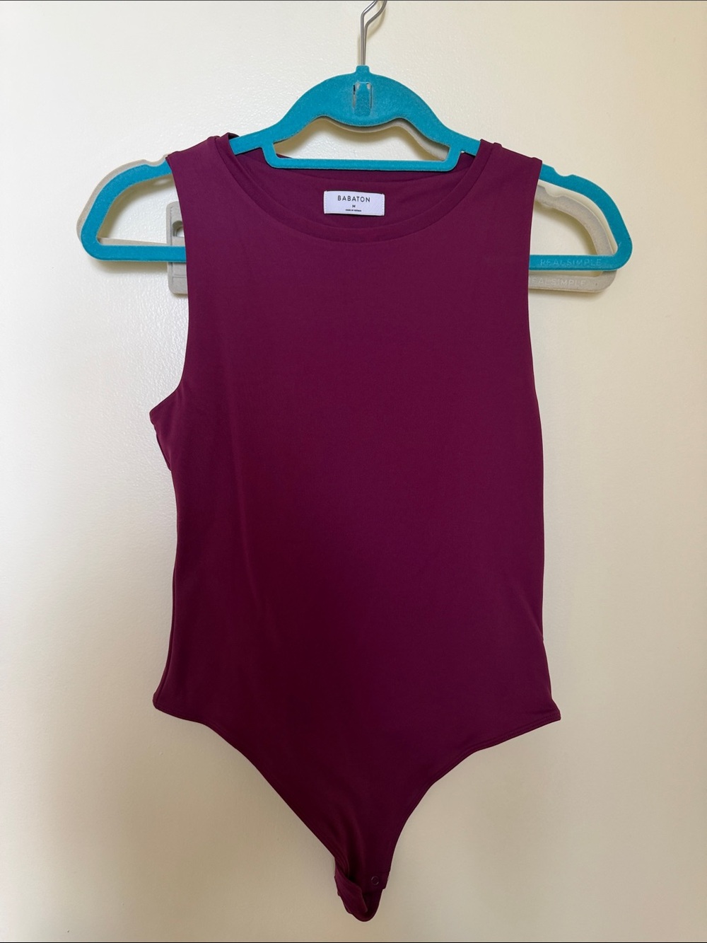 Babaton Womens Plum Sleeveless Bodysuit